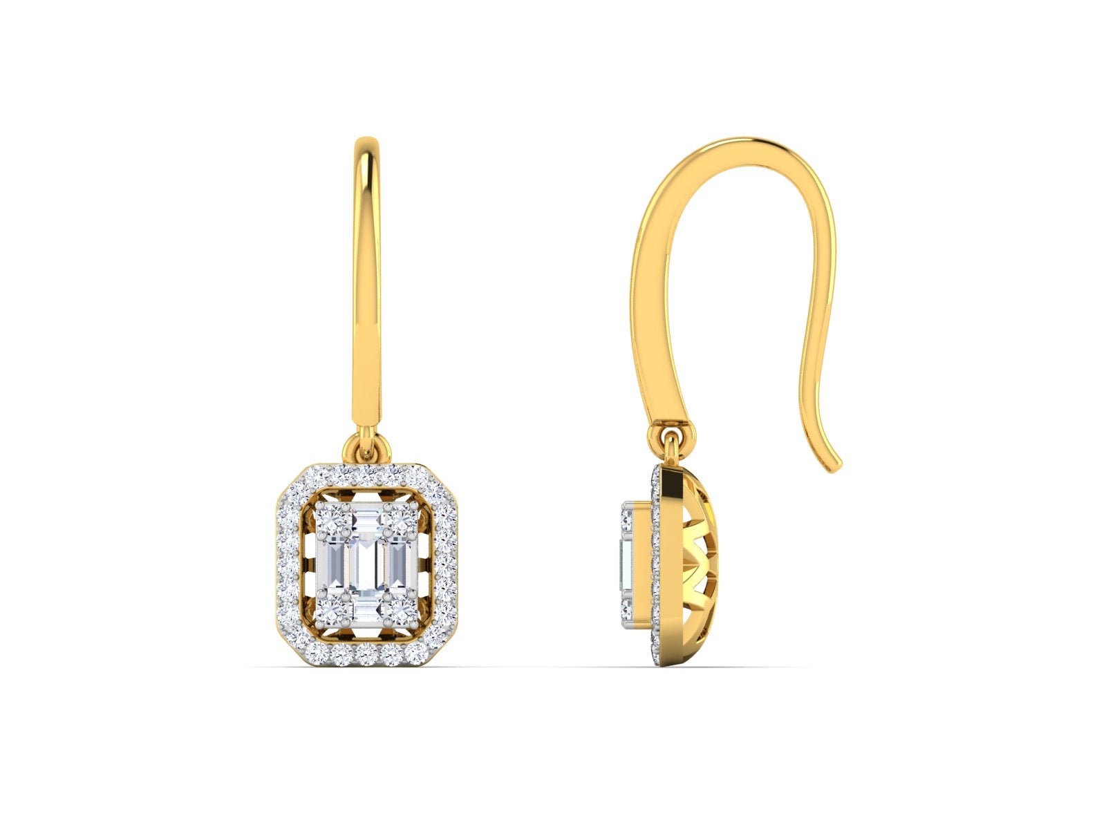 Quareel Diamond Earring - zivar.in