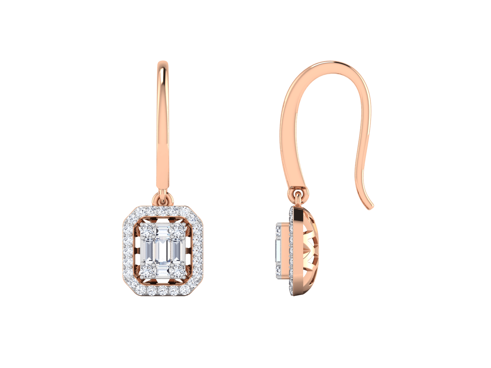 Quareel Diamond Earring - zivar.in