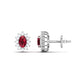 RADIANT RED DIAMOND EARRING - zivar.in