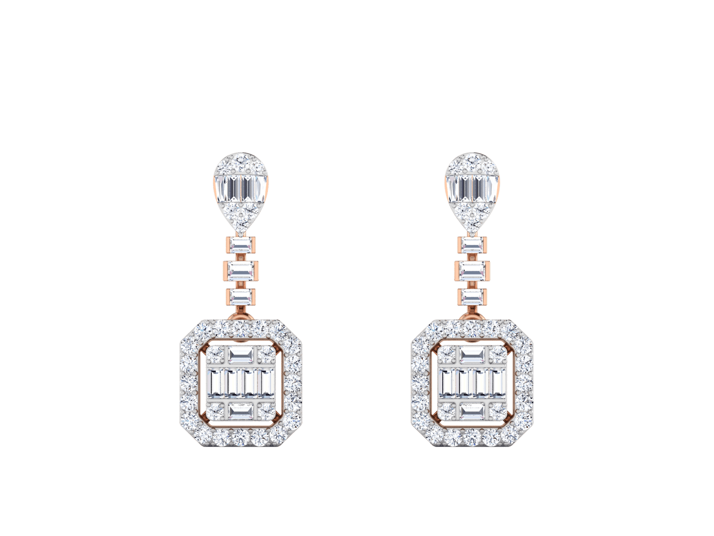 Ria Diamond Earrings - zivar.in