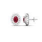 RUBY MAGIC DIAMOND EARRING - zivar.in