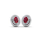 RUBY MAGIC DIAMOND EARRING - zivar.in