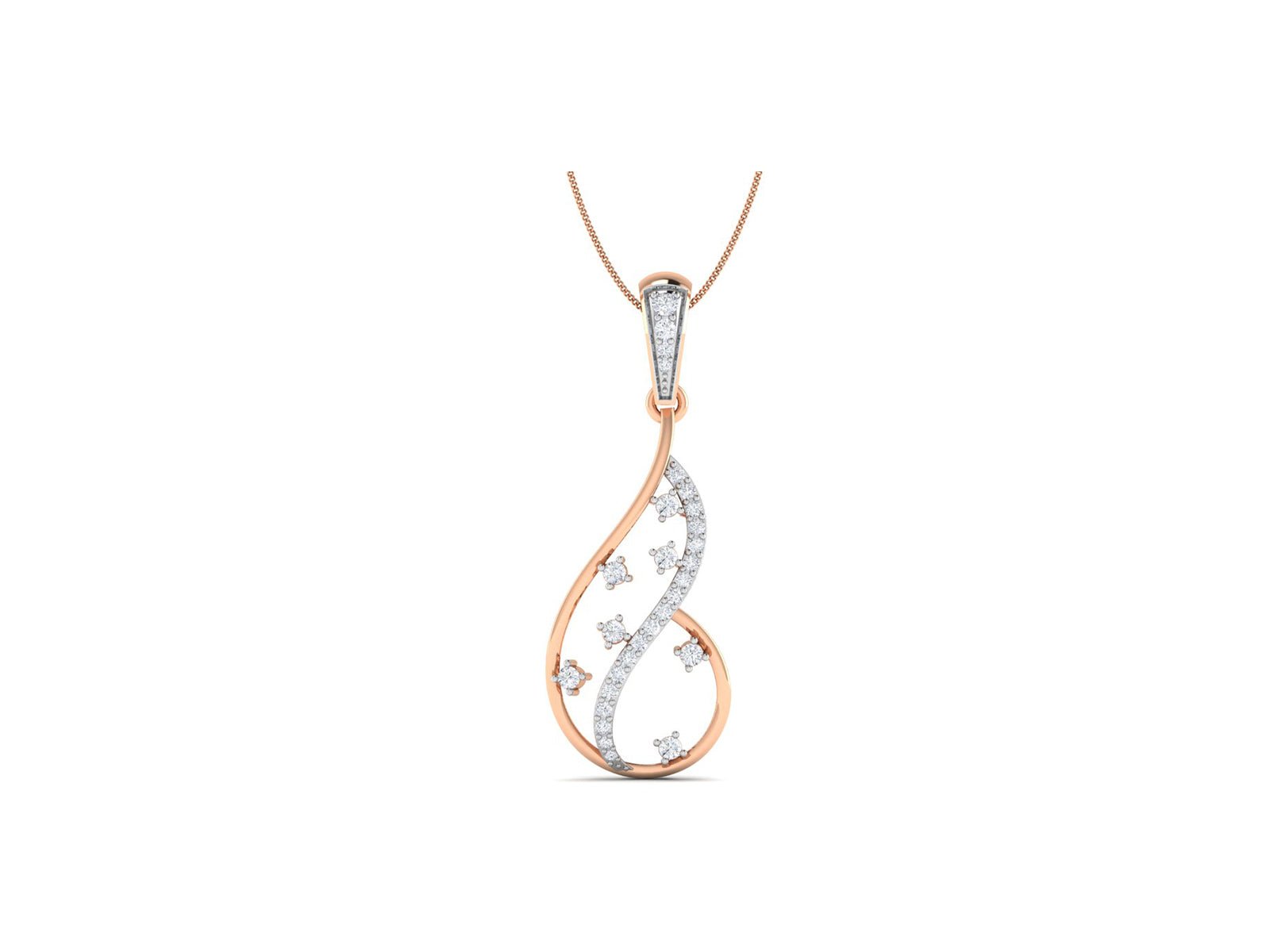 Search Me More Diamond Pendant - zivar.in