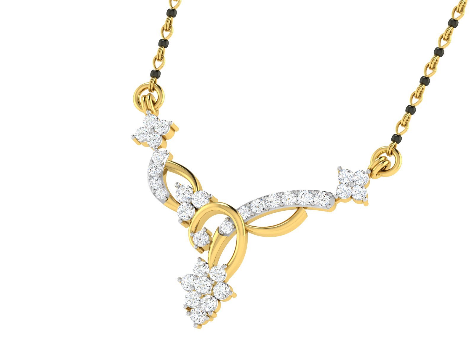 SHREYA DIAMOND MANGALSUTRA - zivar.co