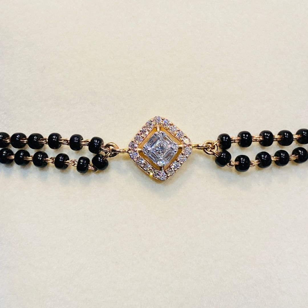 Siya Diamond Magalsutra Bracelet - zivar.in