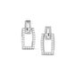SUPER BRICK DIAMOND EARRING - zivar.co
