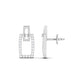 SUPER BRICK DIAMOND EARRING - zivar.co
