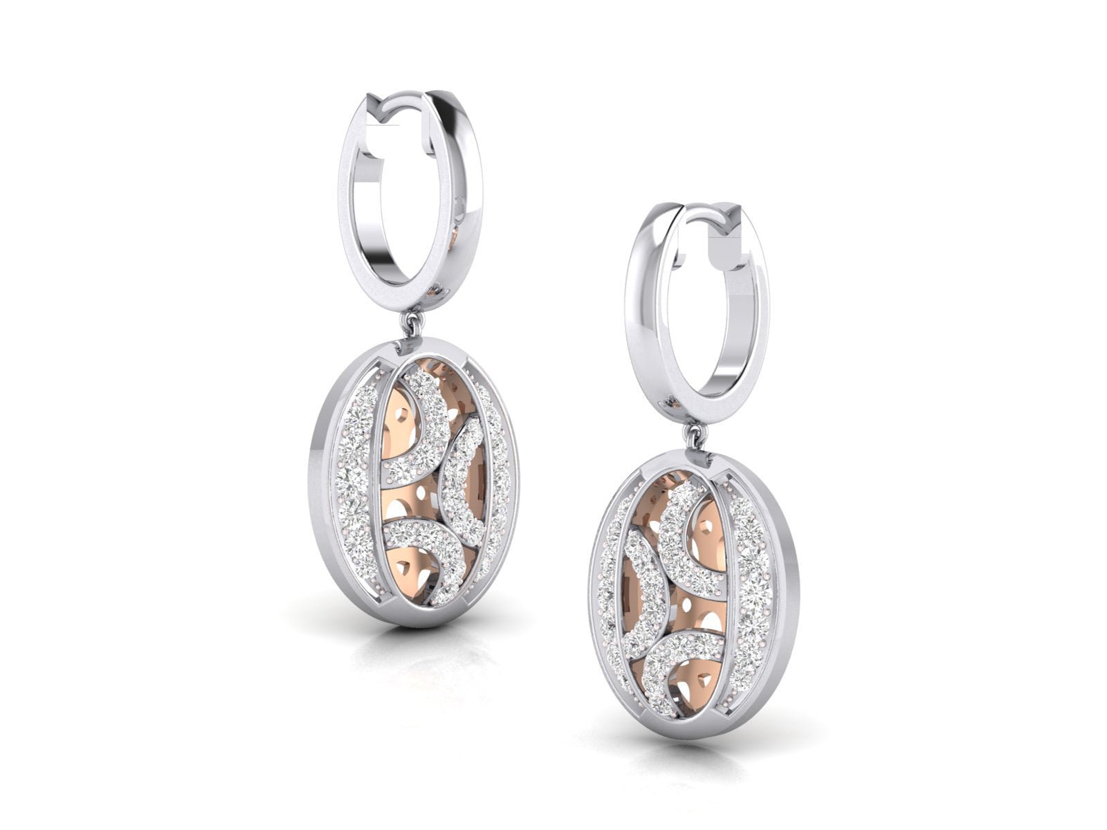 TANUJA DIAMOND EARRING - zivar.in