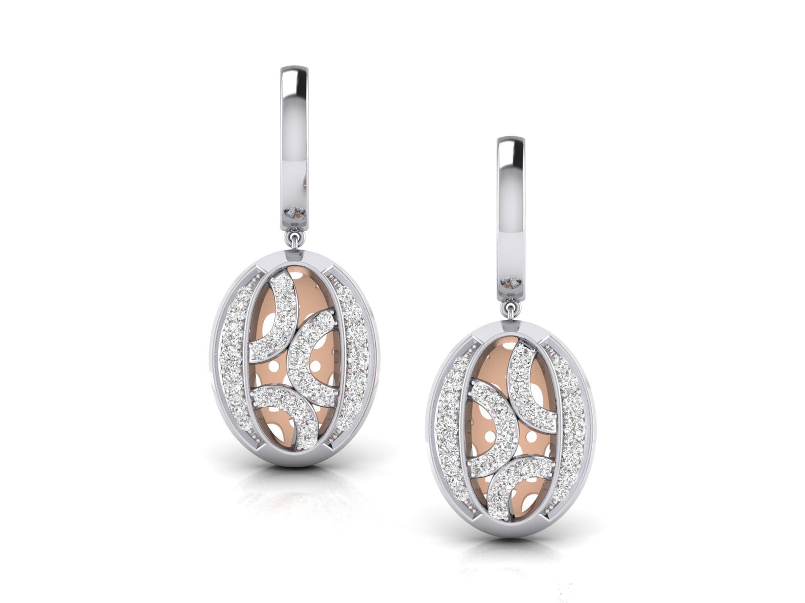 TANUJA DIAMOND EARRING - zivar.in