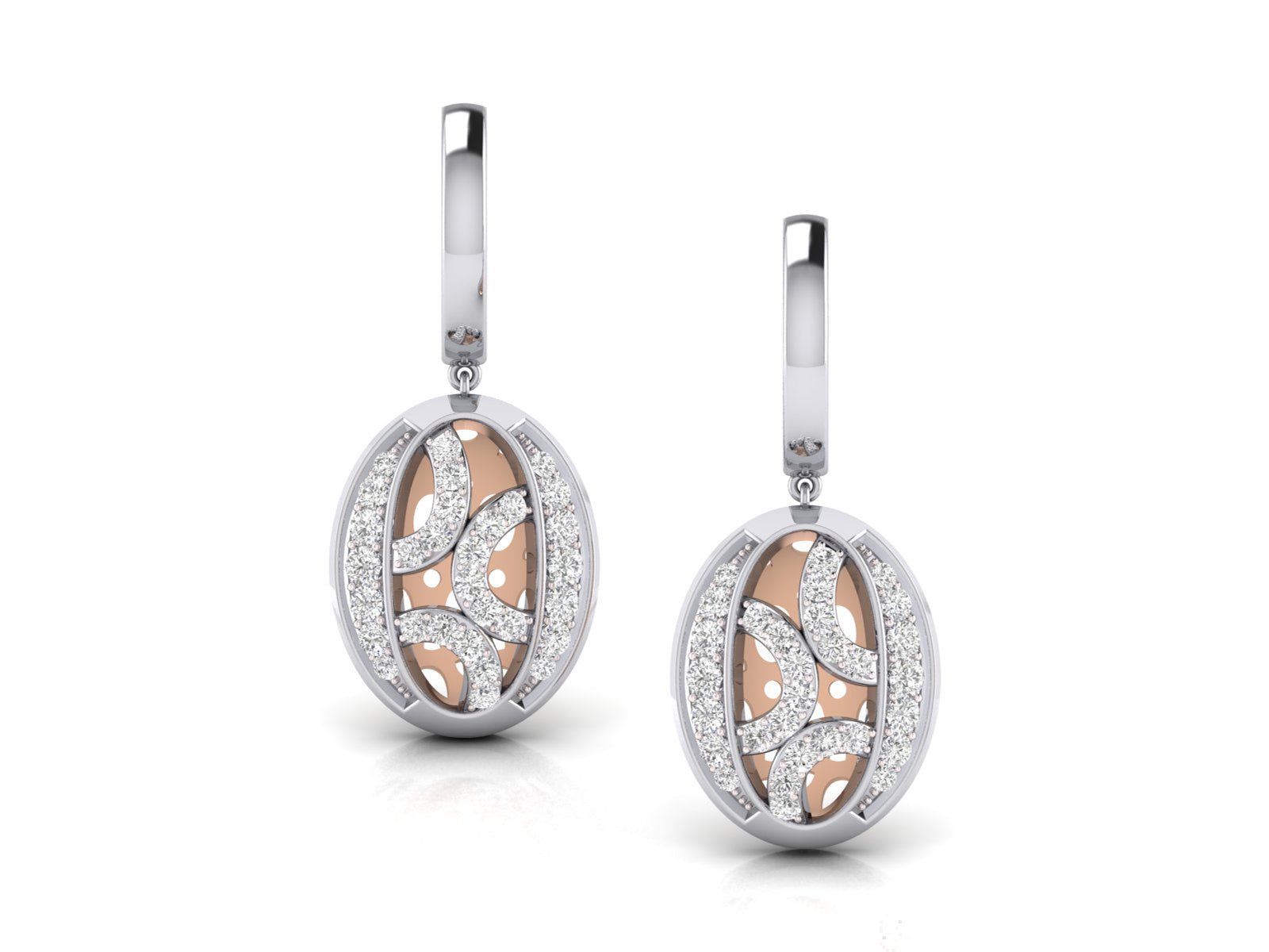 TANUJA DIAMOND EARRING - zivar.in