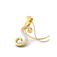 THE S ALPHA DIAMOND PENDANT - zivar.in