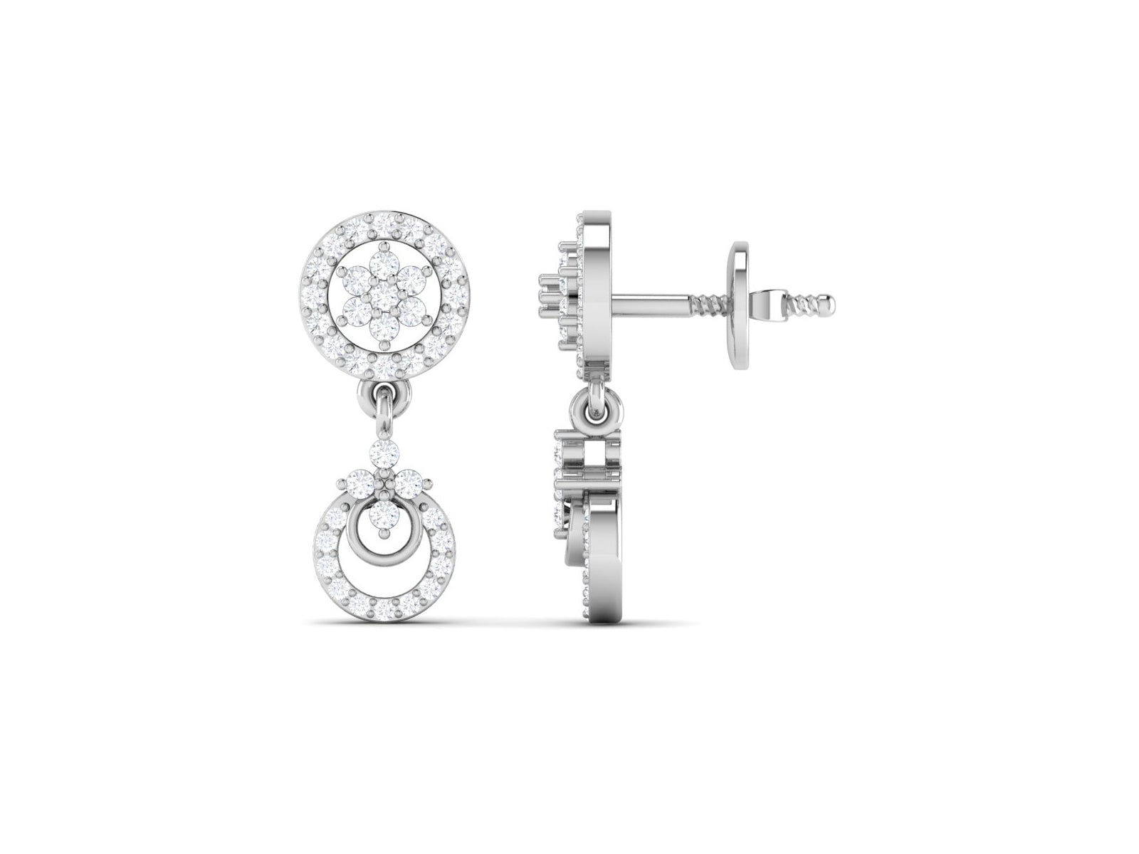 TRUE SPARKLES DIAMOND EARRING - zivar.co