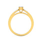 Elegant tyra diamond ring in 18K gold with 27 certified round diamonds - Zivar.in