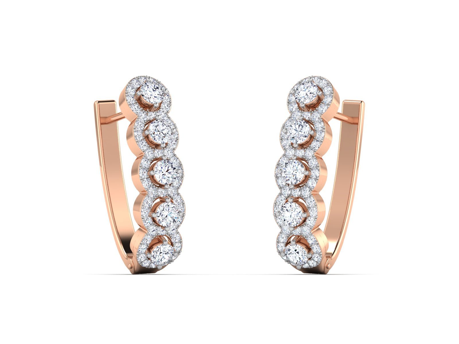Veena Diamond Earrings - zivar.in