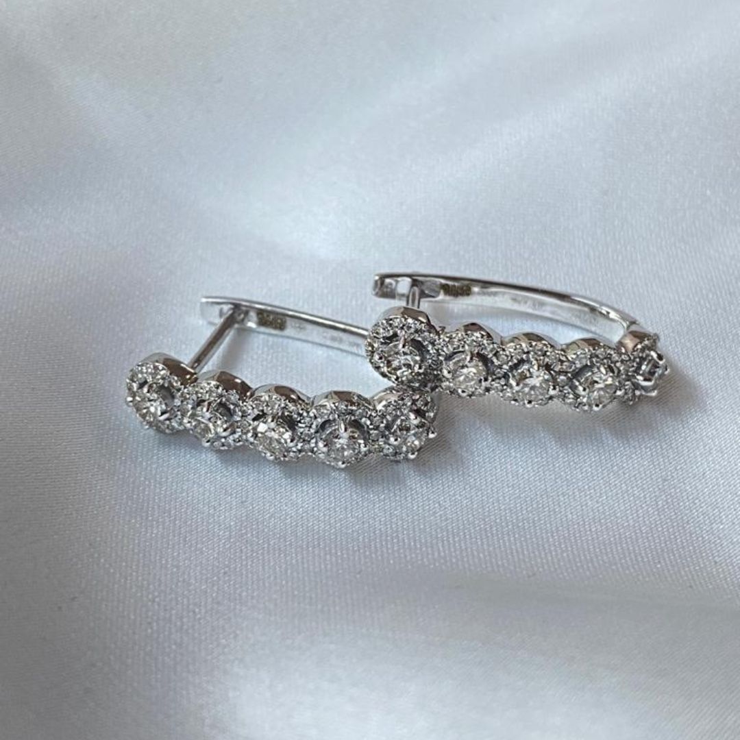 Veena Diamond Earrings - zivar.in