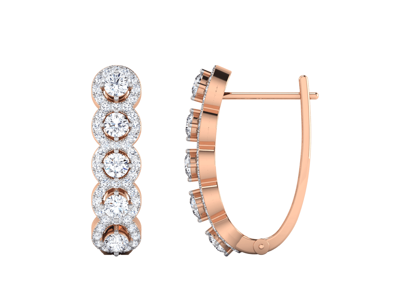 Veena Diamond Earrings - zivar.in