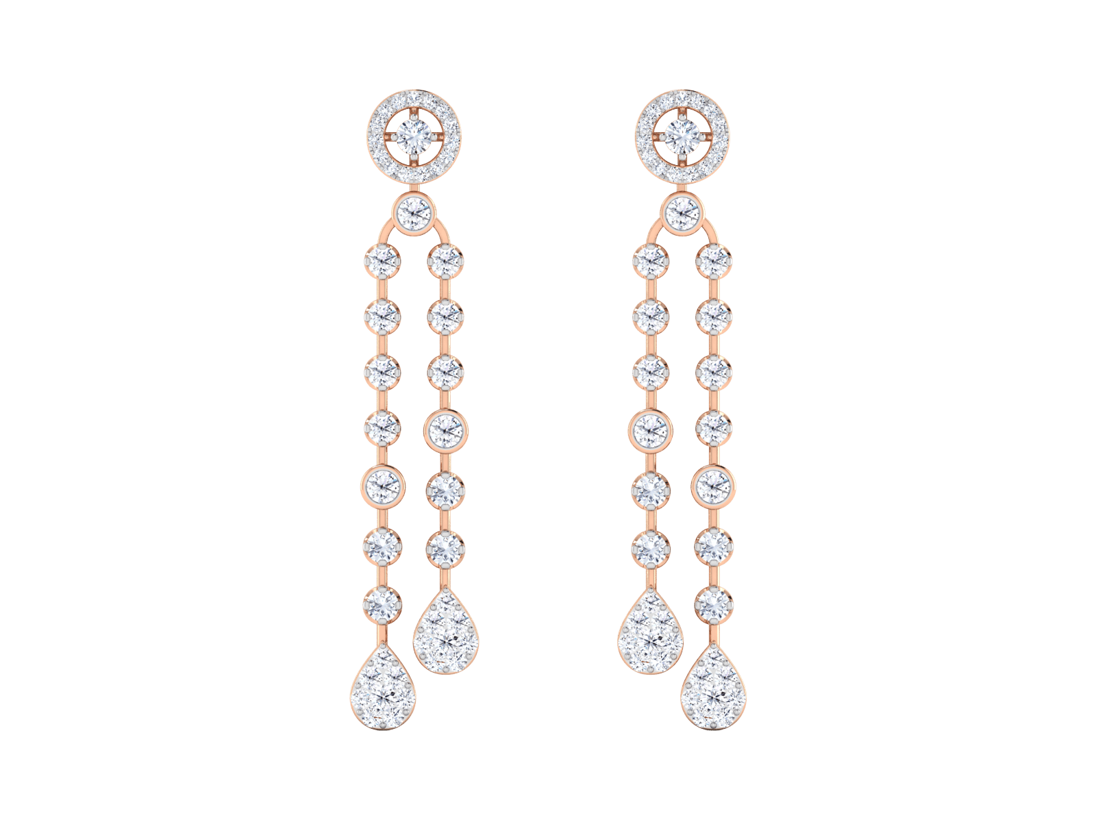 Vincent Diamond Earrings - zivar.in