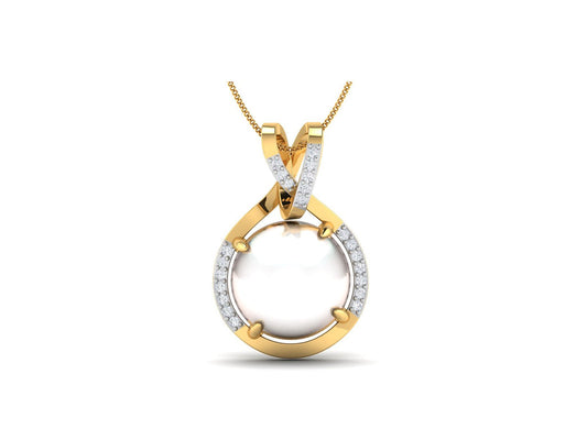 White Passion Diamond Pendant - zivar.in