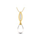 White Revolt Diamond Pendant - zivar.in