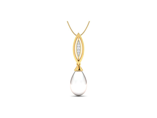 White Revolt Diamond Pendant - zivar.in